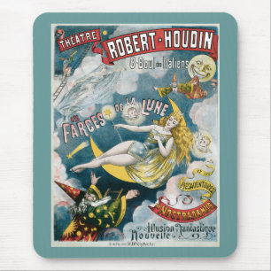 Vintage George Melies Illusion Fantastique Mouse Mat