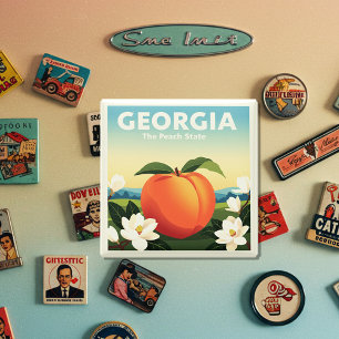 Vintage Georgia Magnet