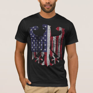 Vintage German American Heritage Flag Eagle T-Shirt