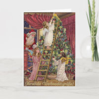 Vintage German Angels Christmas Victorian Art