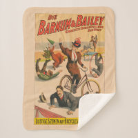 Vintage German Circus Poster Of Performers, 1900.