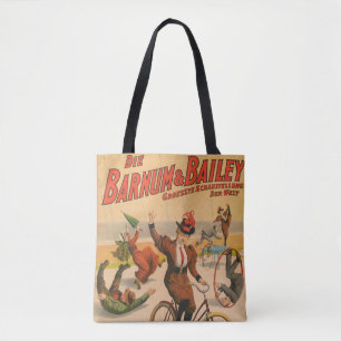 Vintage German Circus Poster Of Performers, 1900. Tote Bag