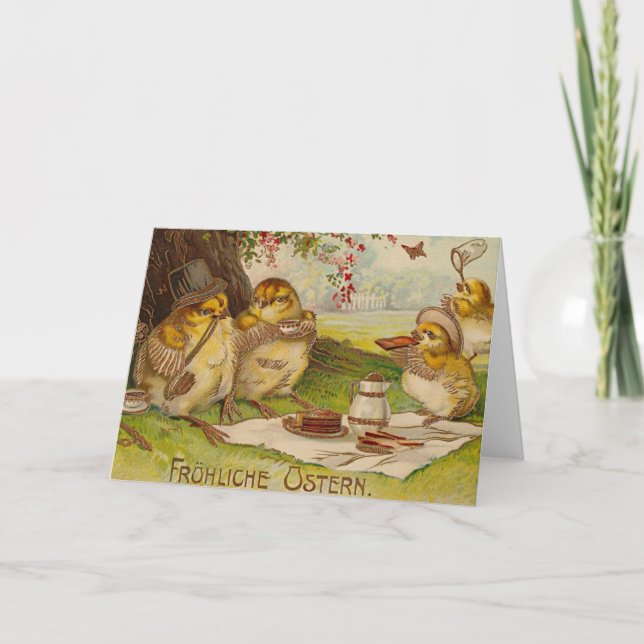 Vintage German Easter Card (Front)