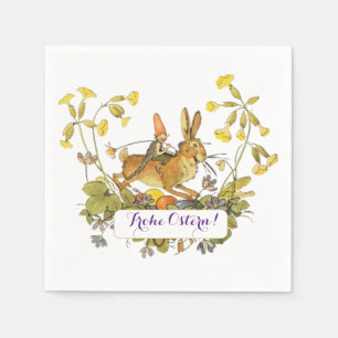 Vintage German Easter   Napkin