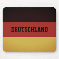 Vintage German flag of Germany standard Mouse Pad