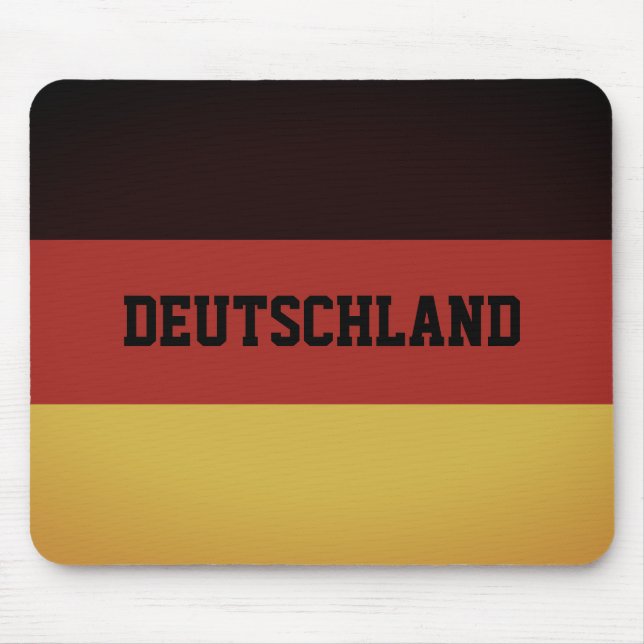 Vintage German flag of Germany standard Mouse Pad (Front)
