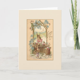 Vintage German Fröhliche Ostern Easter Card