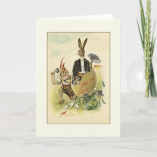 Vintage German Fröhliche Ostern Easter Card