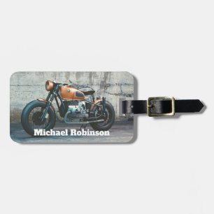Vintage German Motorcycle Luggage Tag