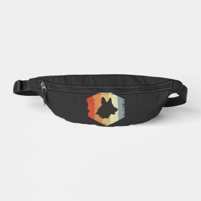 Vintage German Shepherd Bum Bags (Front)