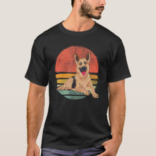 Vintage German Shepherd Dog Retro German Shepherd T-Shirt