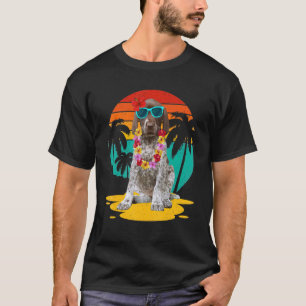 Vintage German Short Pointer  Wearing Sunglasses H T-Shirt