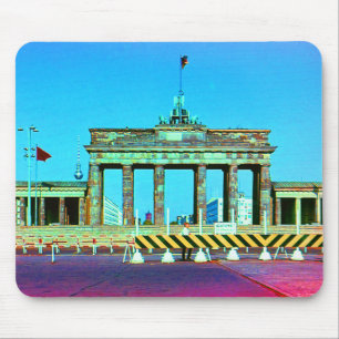Vintage Germany Berlin Brandenburg Gate Mouse Mat