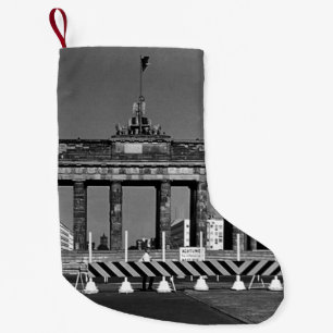 Vintage Germany Berlin Brandenburg Gate Small Christmas Stocking