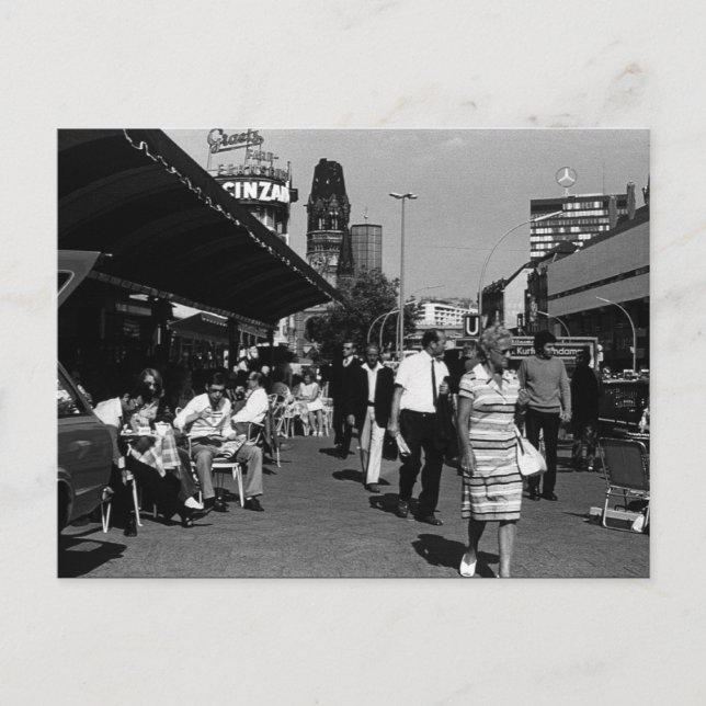 Vintage Germany Berlin kurfürstendamm avenue Postcard (Front)