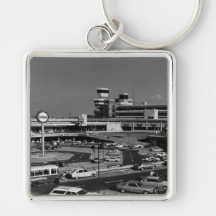 Vintage Germany Berlin The Tegel Airport 1970 Key Ring