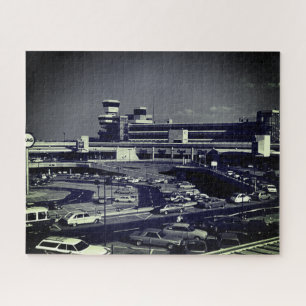 Vintage Germany Berlin The Tegel Airport Jigsaw Puzzle