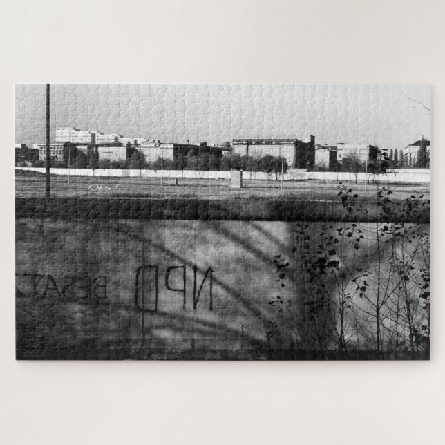 Vintage Germany Berlin wall Jigsaw Puzzle (Horizontal)