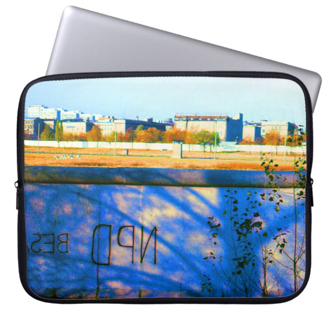 Vintage Germany Berlin wall Laptop Sleeve (Front)