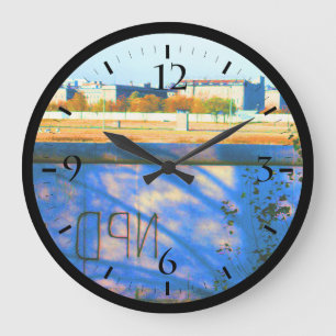 Vintage Germany Berlin wall Large Clock