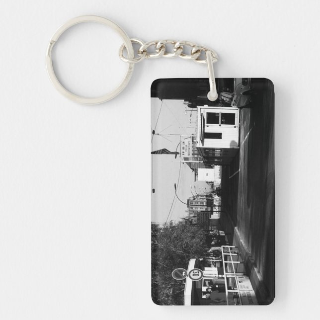 Vintage Germany Border posts East West Berlin Key Ring (Front)