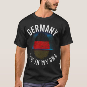 Vintage Germany Flag - It Is In My DNA - German Gi T-Shirt