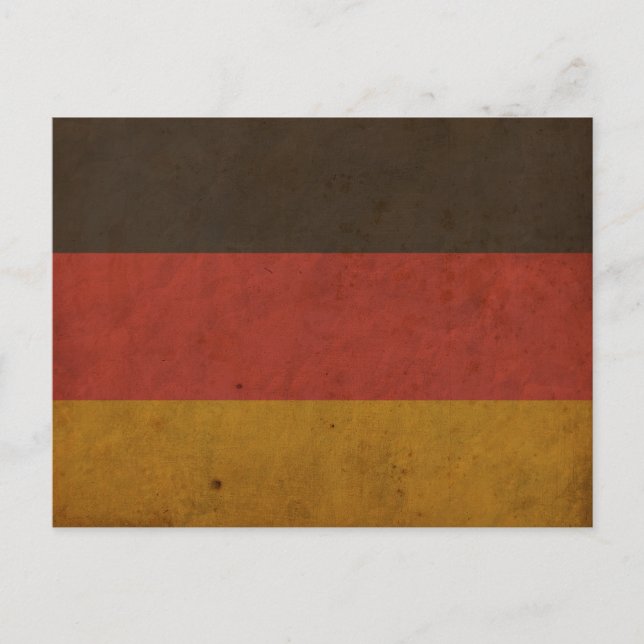 Vintage Germany Flag Postcard (Front)