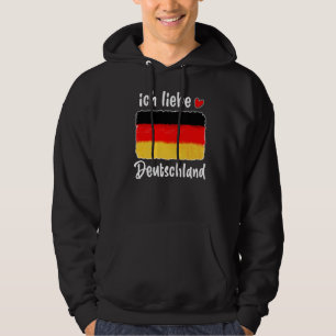 Vintage Germany Flag Pride For Men Women Kids Supp Hoodie