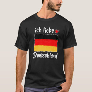 Vintage Germany Flag Pride For Men Women Kids Supp T-Shirt