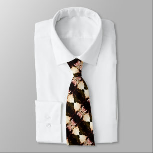 Vintage Germany Frankfurt City street cars Tie