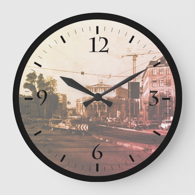 Vintage Germany Frankfurt opera Large Clock (Front)