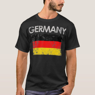 Vintage Germany German Flag Pride Gift T-Shirt