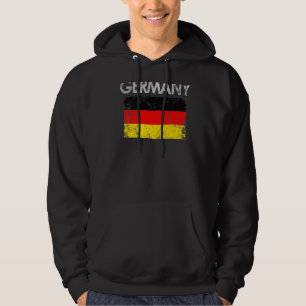 Vintage Germany German Flag Pride Hoodie