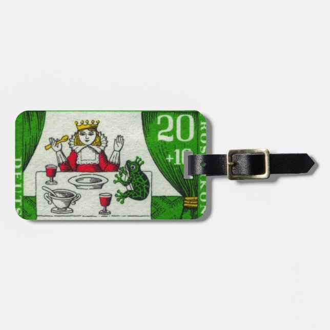 Vintage Germany German Luggage Tag (Front Horizontal)