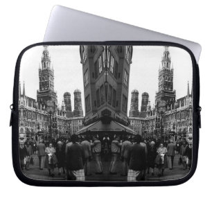 Vintage Germany Munich Frauenkirche Frauenplatz Ca Laptop Sleeve