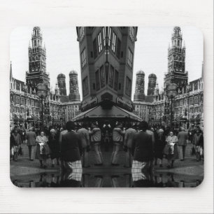Vintage Germany Munich Frauenkirche Frauenplatz Mo Mouse Mat