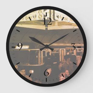 Vintage Germany Munich Station Marienplatz Large C Clock
