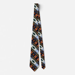 Vintage Germany Munich Station Marienplatz Tie