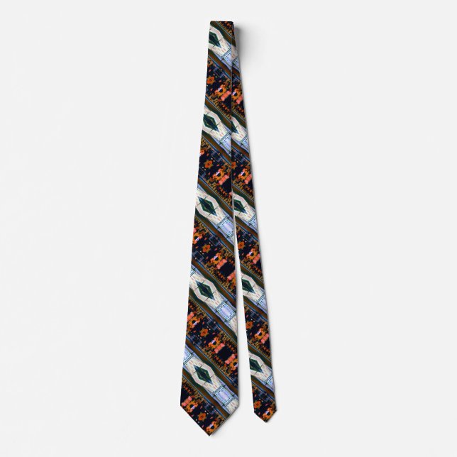 Vintage Germany Munich Station Marienplatz Tie (Front)