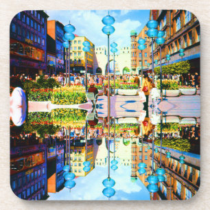 Vintage Germany Munich Towngate Karistor Coaster