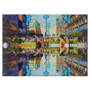 Vintage Germany Munich Towngate Karistor Cutting Board