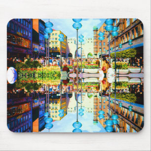 Vintage Germany Munich Towngate Karistor Mouse Mat