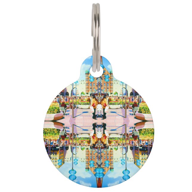 Vintage Germany Munich Towngate Karistor Pet Tag (Front)