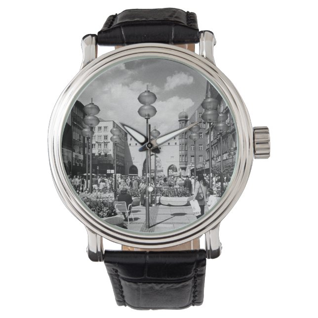 Vintage Germany Munich Towngate Karistor Watch (Front)