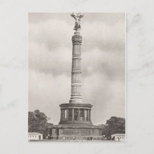 Vintage Germany, Siegessaule Column Postcard