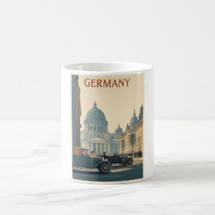 Vintage Germany Travel - Berlin Cityscape Art Coffee Mug