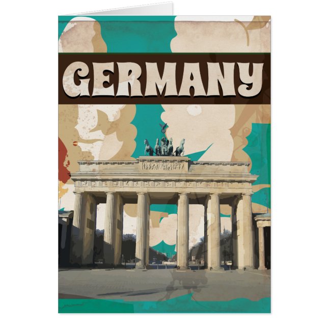 VINTAGE GERMANY TRAVEL POSTER (Front)
