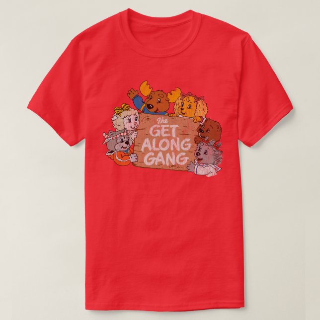 Vintage Get Along Gang T-Shirt (Design Front)