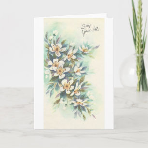 Vintage Get Well Card