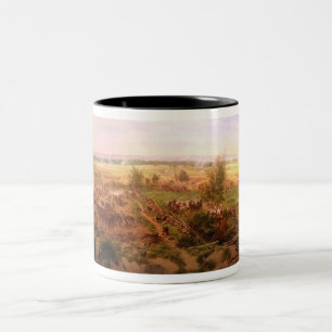 Vintage Gettysburg Cyclorama Paul Philippoteaux Two-Tone Coffee Mug